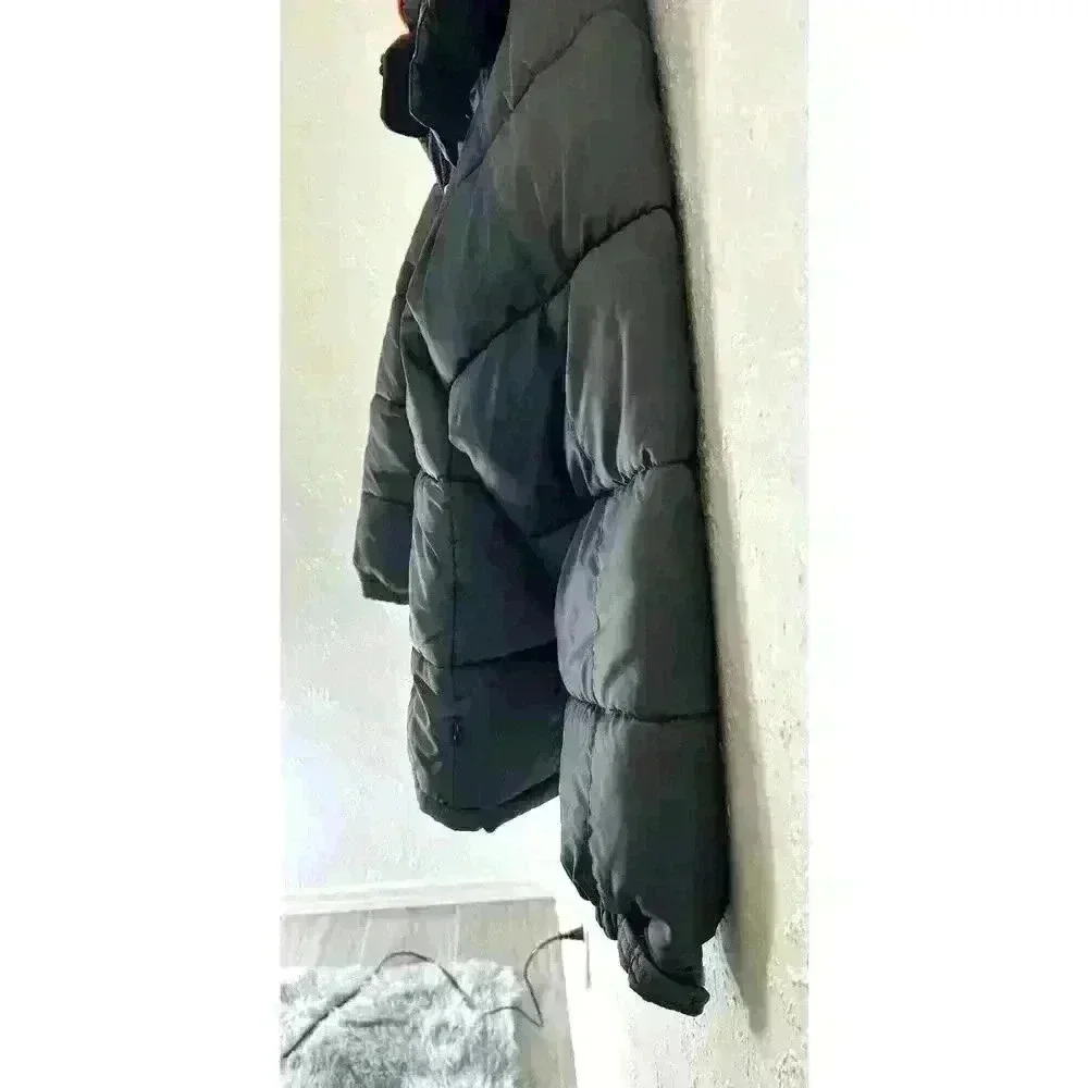 CB SPORTS Little Boys' XL(8-9) Gray Hooded Puffer Jacket w/ Hat NWT $85